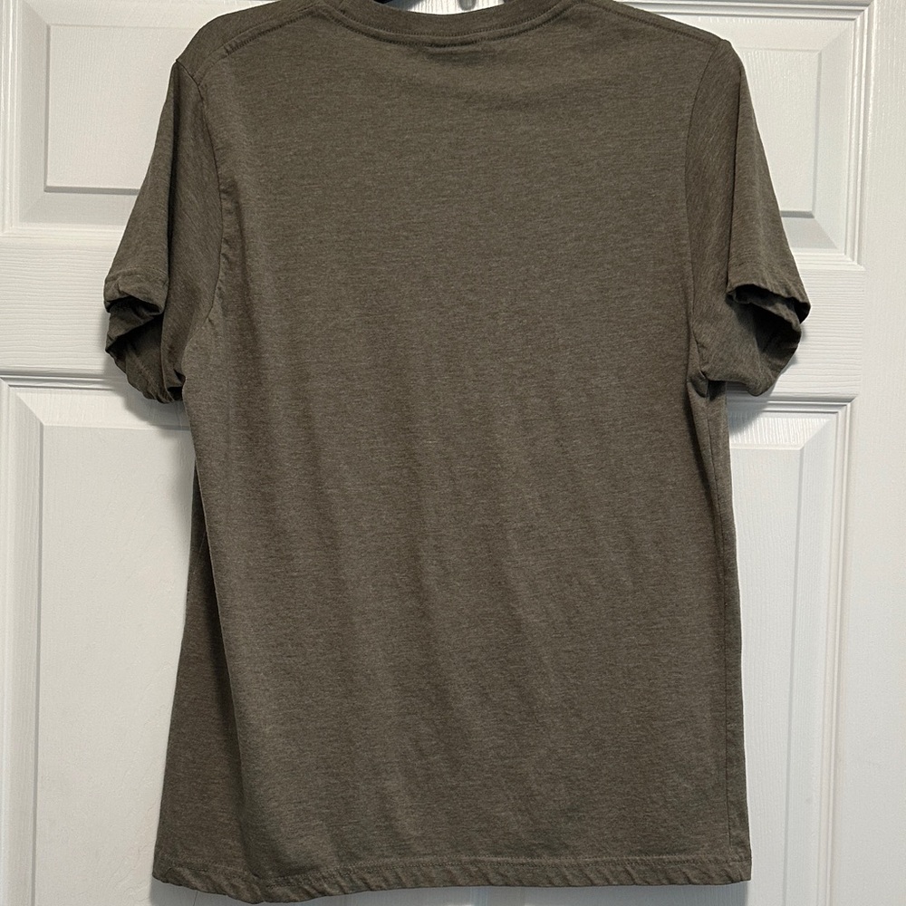 Olive Graphic Tee - You Are Worthy - Picture 4 of 5
